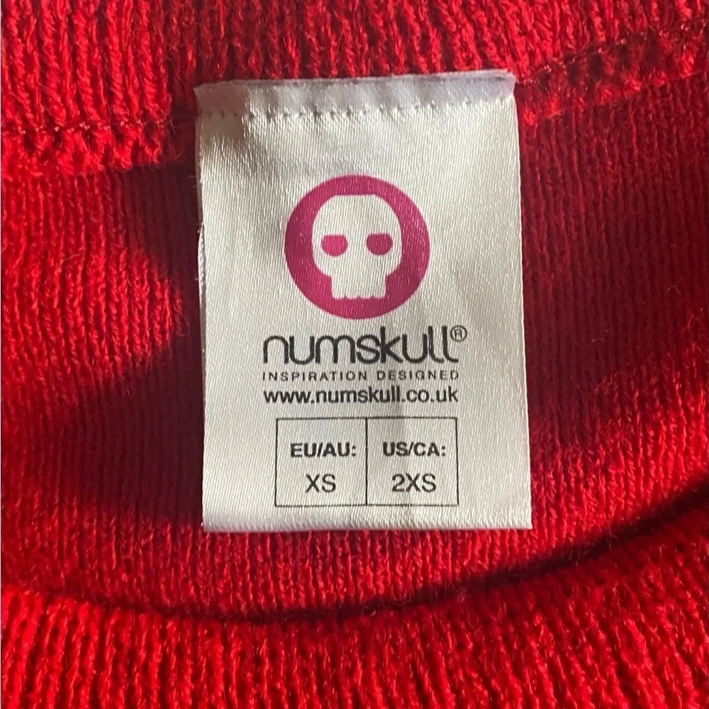 NUMSKULL-THE GOD OF THUNDER-THOR HOLIDAY SWEATER-MENS XS
